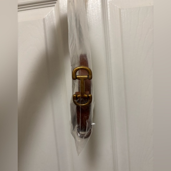 NWT BODEN Iris Skinny Snaffle Trim Belt in Tan - Picture 7 of 7